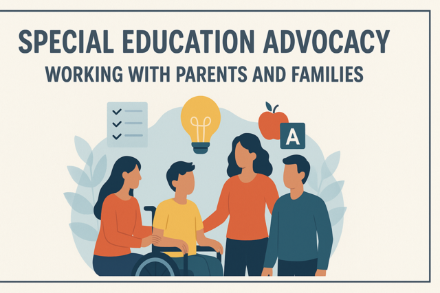 Special Education Advocacy: Working with Parents and Families