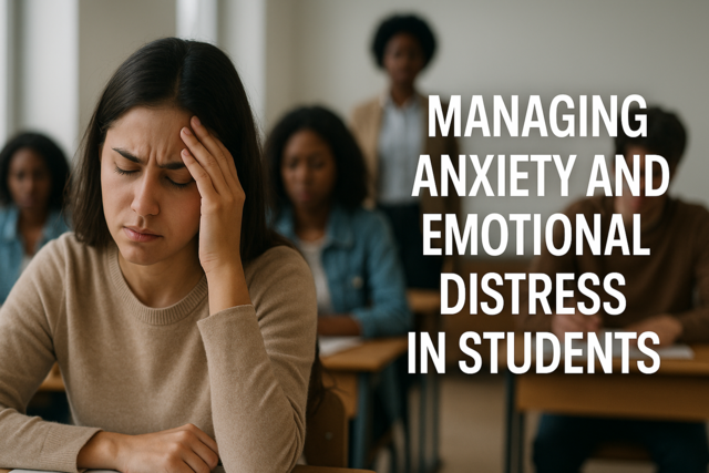 Managing Anxiety and Emotional Distress in Students