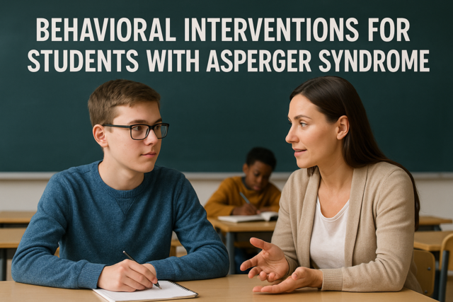 Behavioral Interventions for Students with Asperger Syndrome