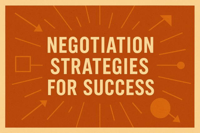Negotiation Strategies for Success