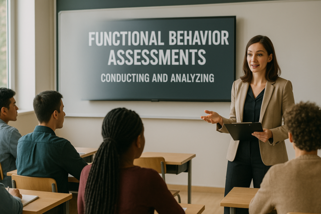 Functional Behavior Assessments: Conducting and Analyzing
