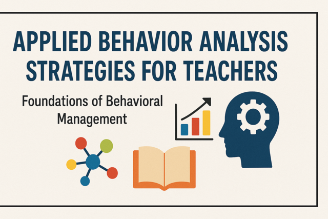 Online Class : Applied Behavior Analysis Strategies for Teachers
