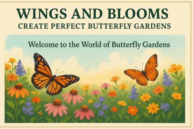 Wings and Blooms: Create Perfect Butterfly Gardens