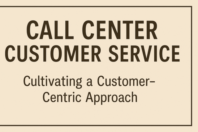 Online Class : Call Center Customer Service
