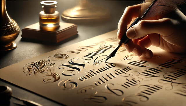 Online Class : Western Calligraphy