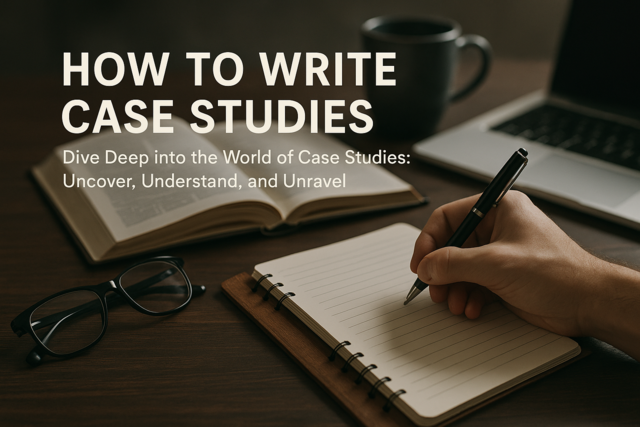 Online Class : How to Write Case Studies