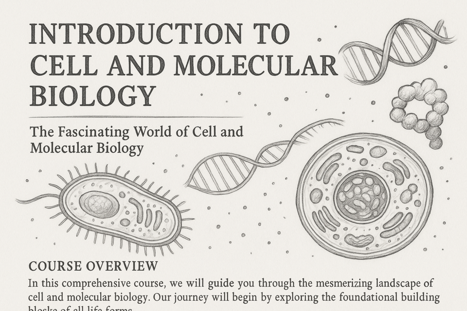 Online Class : Introduction to Cell and Molecular Biology
