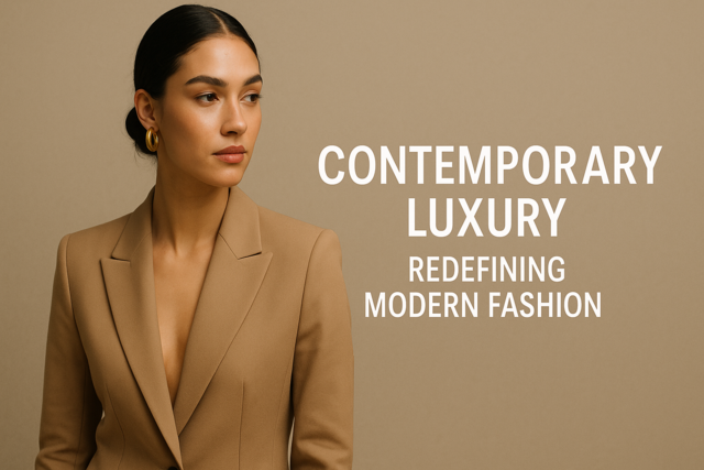 Contemporary Luxury: Redefining Modern Fashion