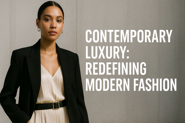 Contemporary Luxury: Redefining Modern Fashion
