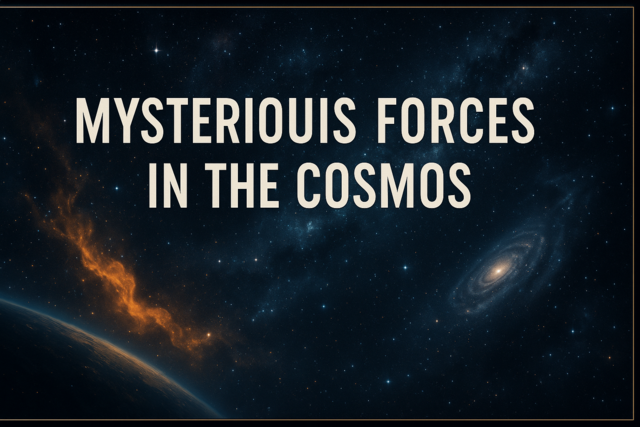 Mysterious Forces in the Cosmos