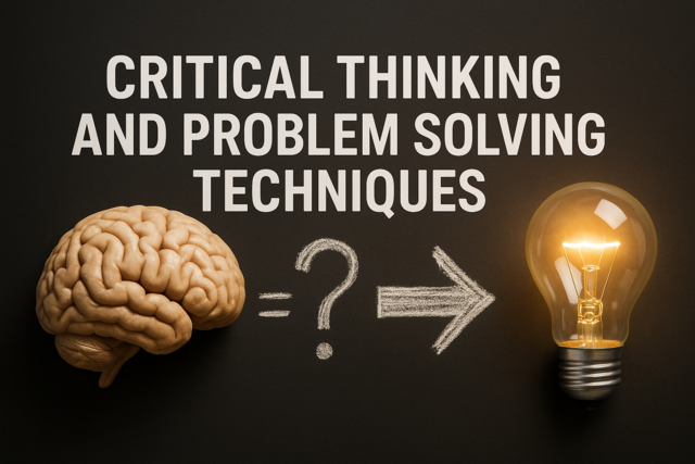 Critical Thinking and Problem Solving Techniques