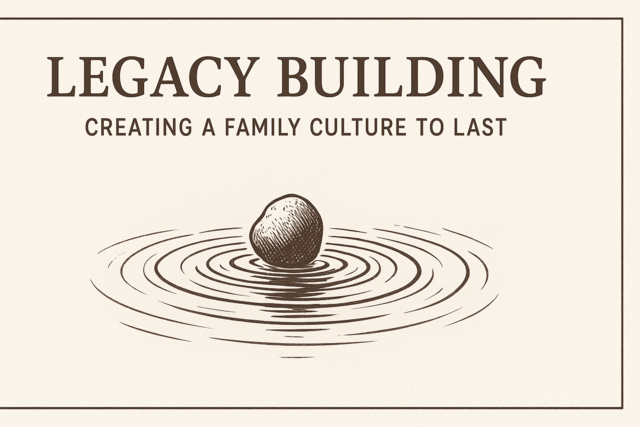 Legacy Building: Creating a Family Culture to Last