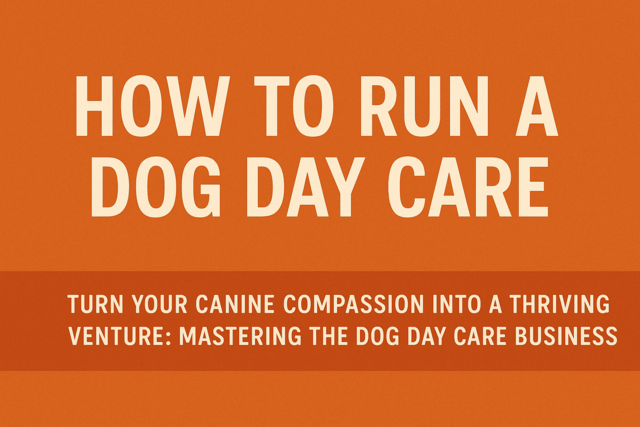 How to Run a Dog Day Care