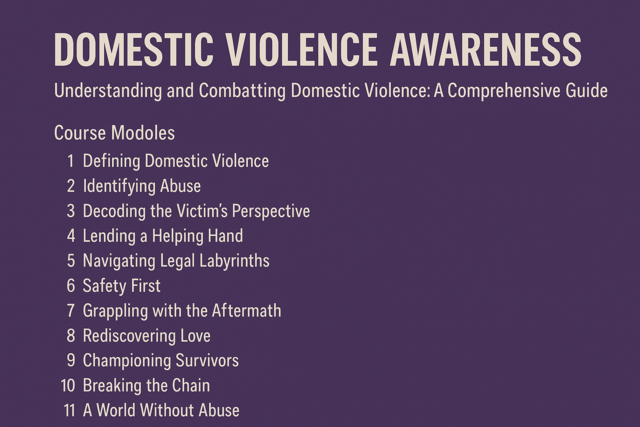 Domestic Violence Awareness