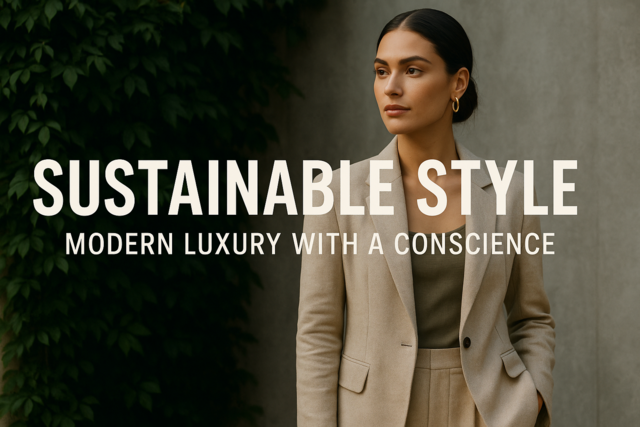 Sustainable Style: Modern Luxury with a Conscience