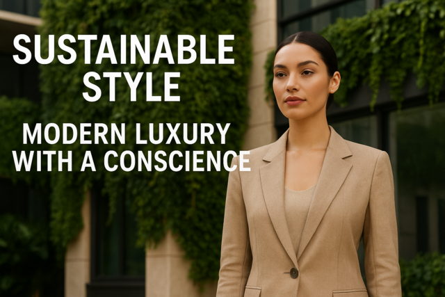Sustainable Style: Modern Luxury with a Conscience