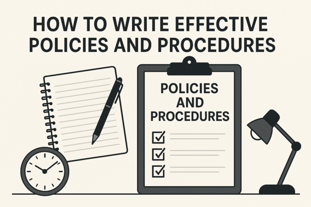 Online Class : How to Write Effective Policies and Procedures