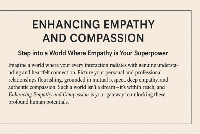 Enhancing Empathy and Compassion