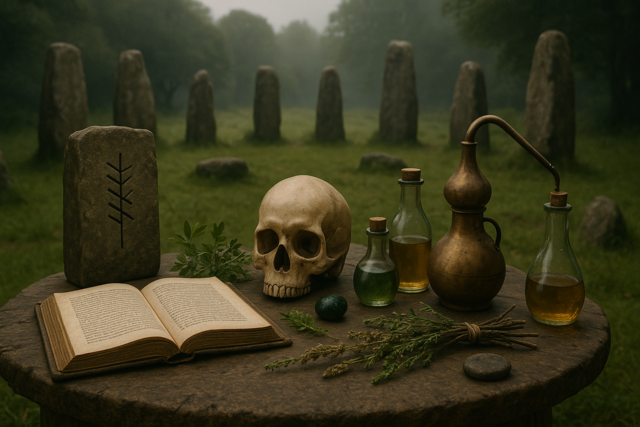 Mysteries of Druidic Lore and Alchemical Practices