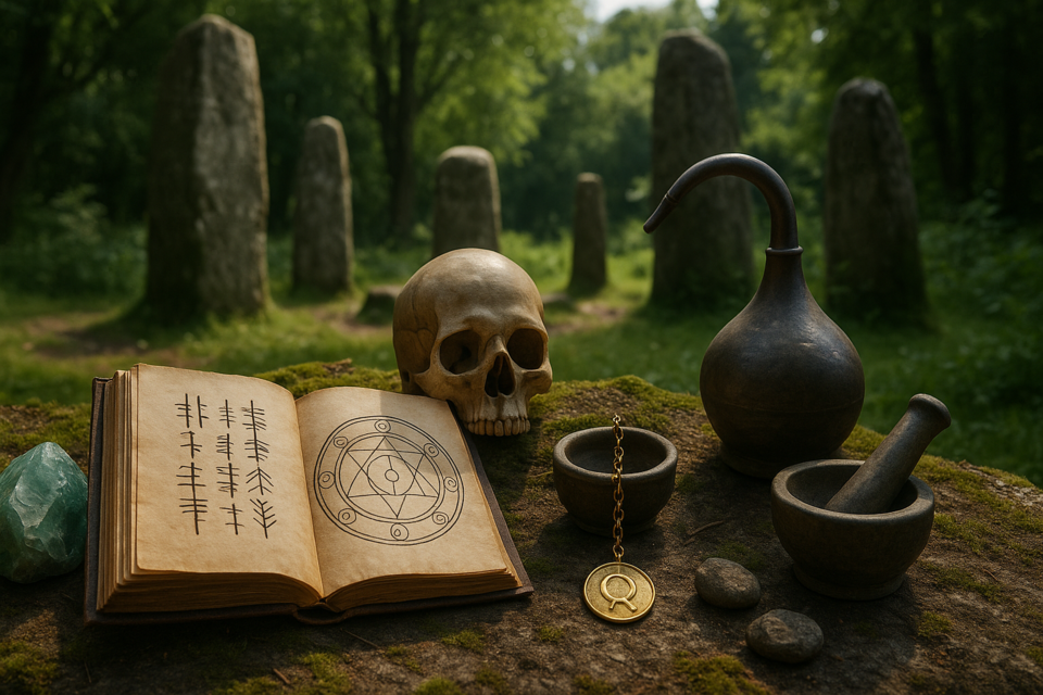 Mysteries of Druidic Lore and Alchemical Practices