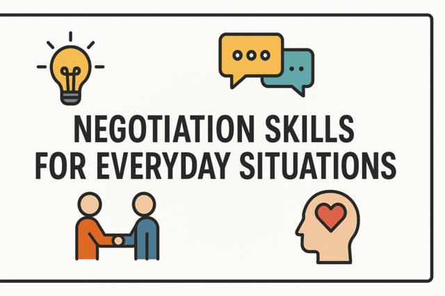 Negotiation Skills for Everyday Situations