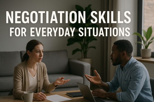 Negotiation Skills for Everyday Situations