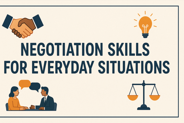 Negotiation Skills for Everyday Situations