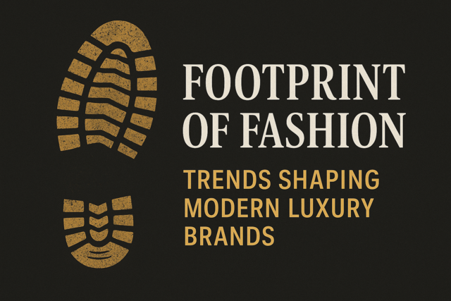 Footprint of Fashion: Trends Shaping Modern Luxury Brands