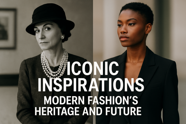 Iconic Inspirations: Modern Fashion's Heritage and Future