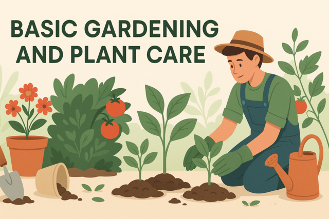 Basic Gardening and Plant Care