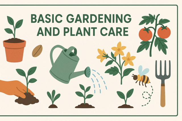 Basic Gardening and Plant Care