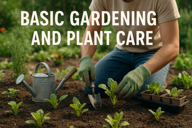 Basic Gardening and Plant Care