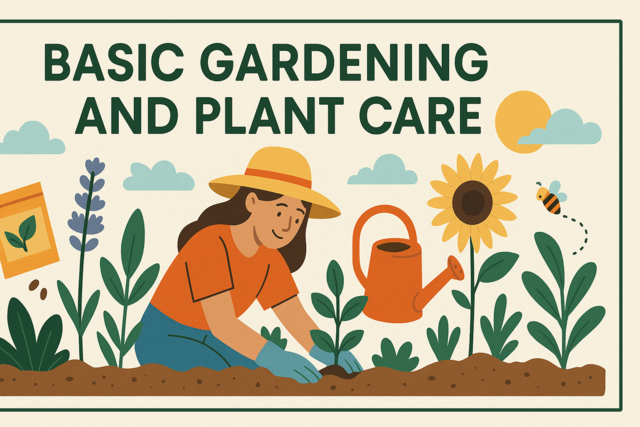 Basic Gardening and Plant Care