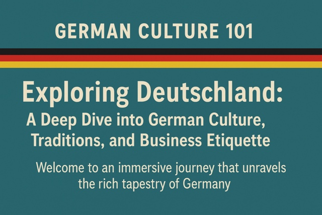 German Culture 101