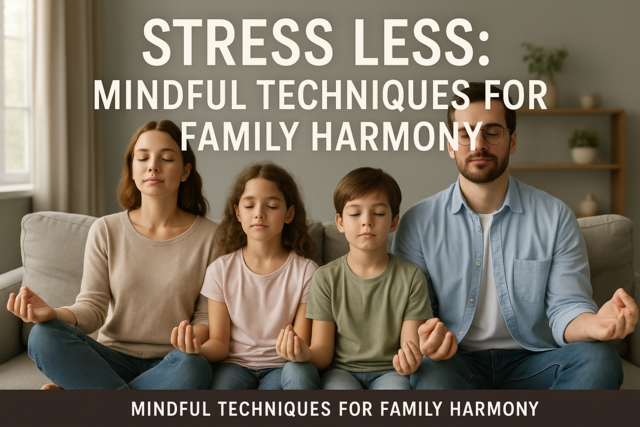 Stress Less: Mindful Techniques for Family Harmony