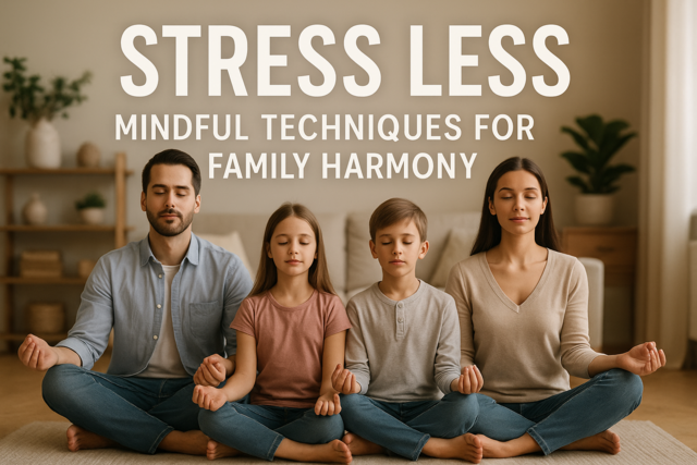Stress Less: Mindful Techniques for Family Harmony