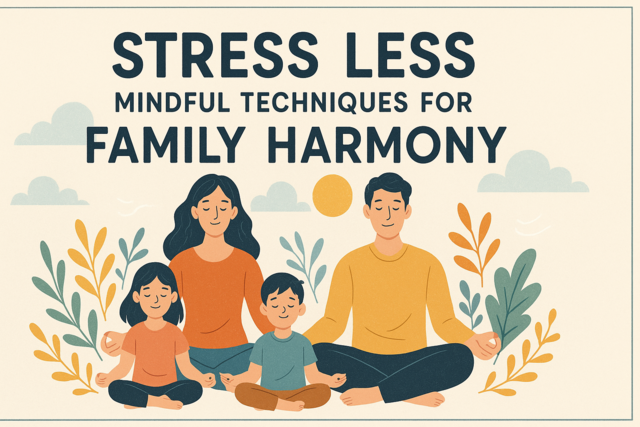 Stress Less: Mindful Techniques for Family Harmony