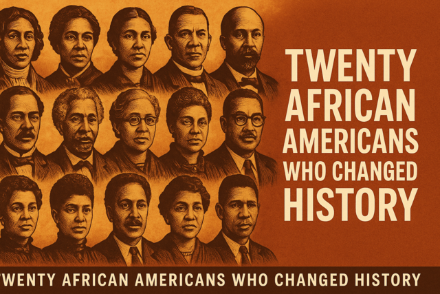 Twenty African Americans Who Changed History