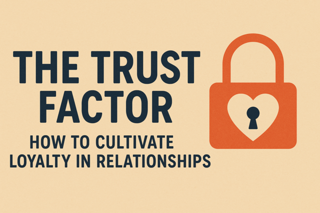 The Trust Factor: How to Cultivate Loyalty in Relationships