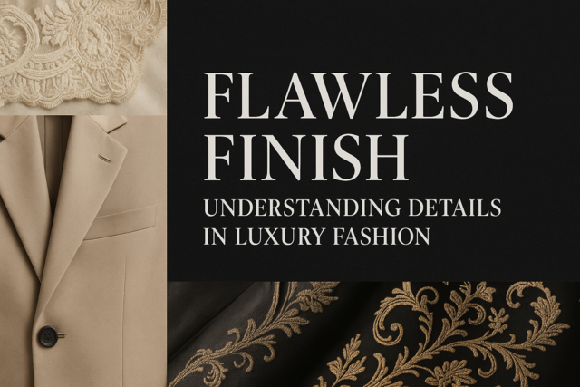 Flawless Finish: Understanding Details in Luxury Fashion
