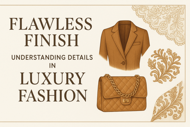 Flawless Finish: Understanding Details in Luxury Fashion