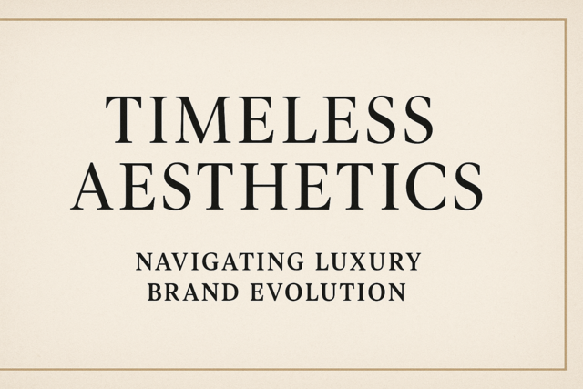 Timeless Aesthetics: Navigating Luxury Brand Evolution