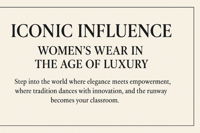 Iconic Influence: Women's Wear in the Age of Luxury