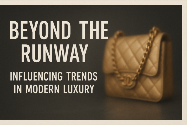 Beyond the Runway: Influencing Trends in Modern Luxury
