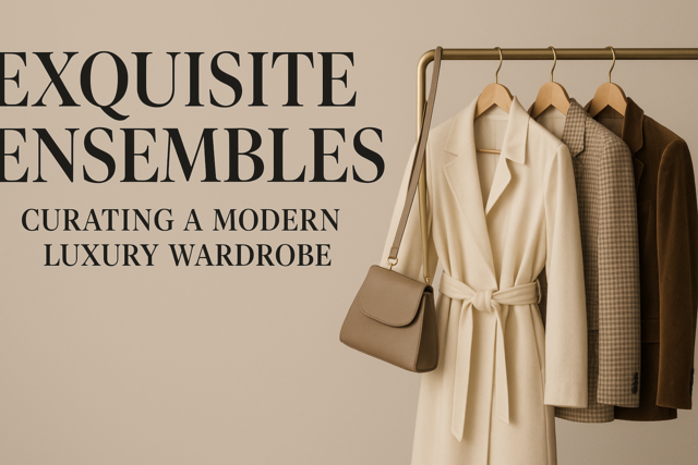 Exquisite Ensembles: Curating a Modern Luxury Wardrobe