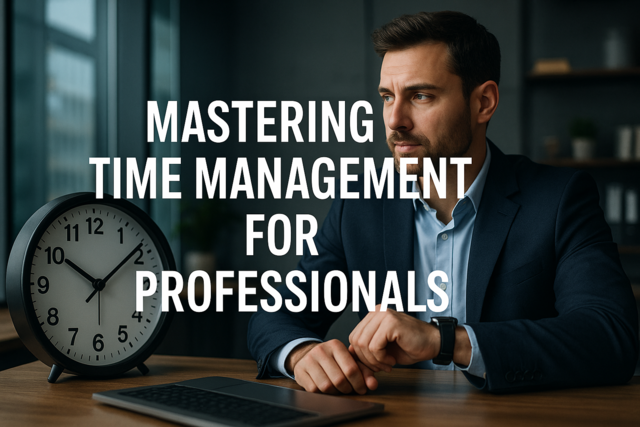 Mastering Time Management for Professionals
