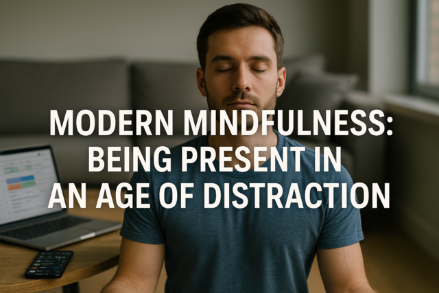 Modern Mindfulness: Being Present in an Age of Distraction