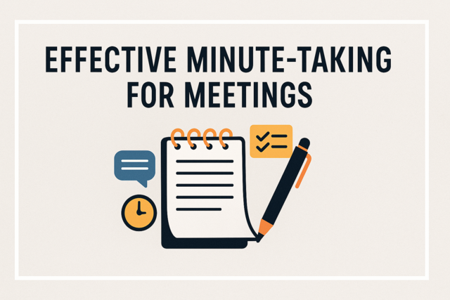 Effective Minute-Taking for Meetings