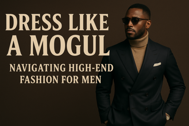 Dress Like a Mogul: Navigating High-End Fashion for Men