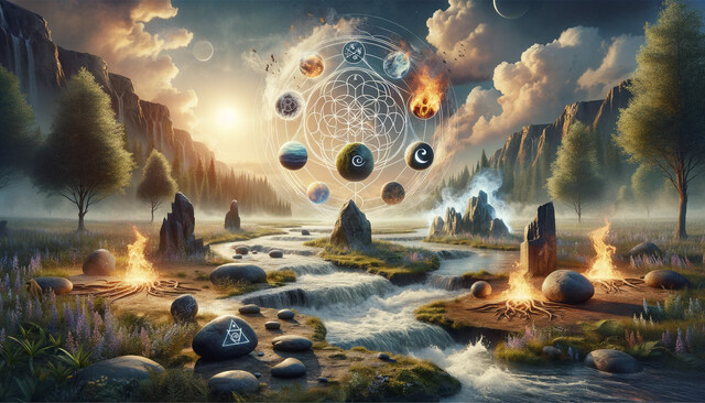 The Elemental Nexus: Integrating New Age Alchemy and Druidic Rituals